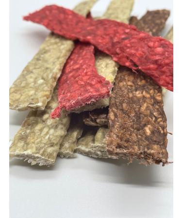 Cattle Ranch Dog Treats Chews Rawhide Munchy Stick Supports Dental Health Stimulates and Entertains by Satisfying Dog s Natural Urge to Chew (Flat 7"x1" Pk of 10 Assorted) - Buy Online on GoSupps.com