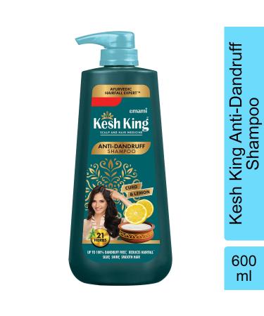 Buy Emami Anti Dandruff Shampoo - Ayurvedic Hair Cleanser with Curd & Lemon | Reduces Hairfall & Nourishes Itchy Scalp | 20.29 Fl Oz/600ml - Best for Smooth & Soft Hair - Buy Online on GoSupps.com