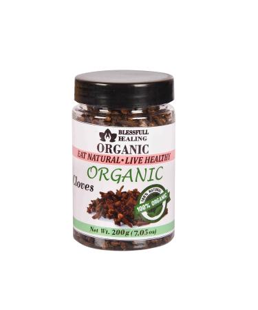 Blessfull Healing Organic Cloves 200 Gram Airtight Container (Packing May Vary) 200 Gram 7.05 oz