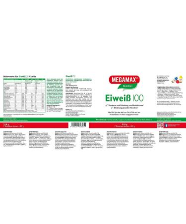 Buy Protein 100 Mix - MegaMax Powder for Ultimate Muscle Gain | International Shipping Available - Buy Online on GoSupps.com