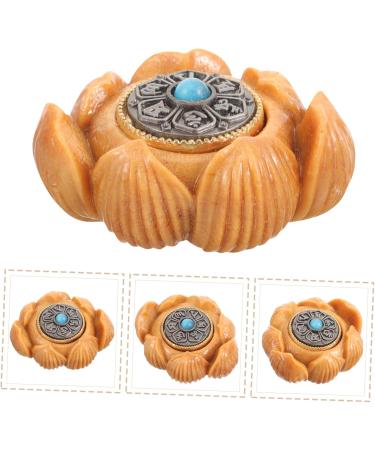 Shop Gatuida Auto-Decor Wooden Buddha Massage Plate | Hand-Carved Home D cor Trailer Jeweling | 3.2x2.7cm Sandalwood Figure - Buy Online on GoSupps.com