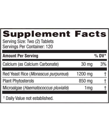 Weider Red Yeast Rice Plus - 2 Pack | Natural Cholesterol Support Supplement - Buy Online on GoSupps.com