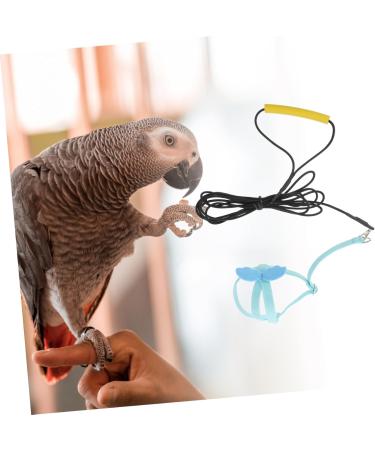 Beavorty 3 pcs Pulling Training for Bird with Parakeet Parrot Cockatoo Cockatiel Traction Adjustable Leash Mx3pcs Sky-bluex3pcs - Buy Online on GoSupps.com