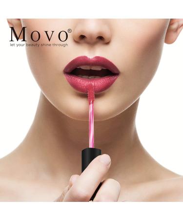 Movo 3pcs Liquid Lipstick Set - Ultra Matte Nude Colors | Long-Lasting Matte Lip Lacquer (3 Matte) - Buy Online on GoSupps.com