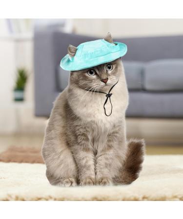 Fischerhut for Dogs & Cats | Adjustable Outdoor Fishing Hat with Ear Holes - Sun Protection for Small Breeds & Pugs - Buy Online on GoSupps.com