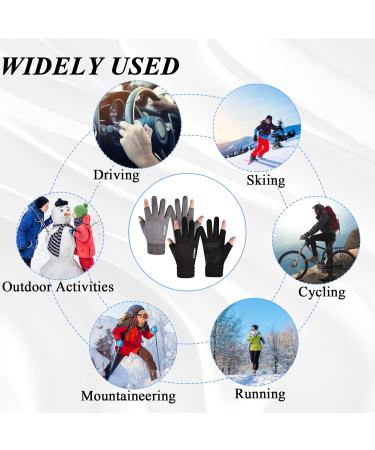 HOAAIGO Waterproof Windproof Running Gloves - Touchscreen Non-Slip Sports Liner Gloves for Men & Women | 2-Piece Set - Ideal Winter Bicycle Gear - Buy Online on GoSupps.com