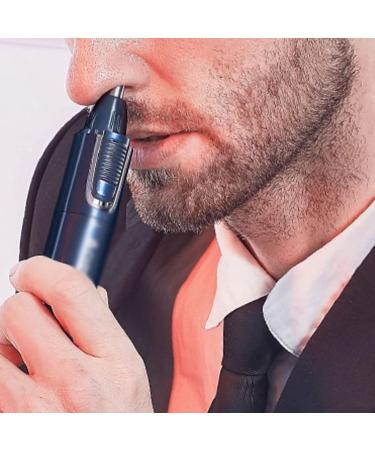 Nose Hair Trimmer - Safe Ear & Nose Trimming for Men | Precision Facial Care Razor - Buy Online on GoSupps.com