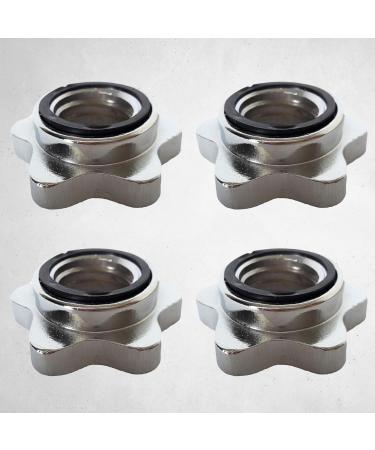 Buy Best Sporting Star Closures for Dumbbells | 1 2 or 4 Pieces | Professional 30/31mm Chrome Attachments - Buy Online on GoSupps.com