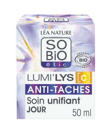 SO'BIO ETIC Soin Jour clat Anti-T ches Hydratation Naturelle et Teint Uniforme (Pot 50mL) - Le Lot De 2