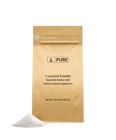 Pure Original Ingredients L-Leucine (1lb) Powder Essential Amino Acid Supplement Lab-Verified 1 Pound (Pack of 1)