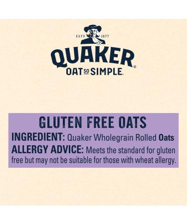 Quaker Gluten Free Original Porridge Oats 510 g (Pack of 5) - Buy Online on GoSupps.com