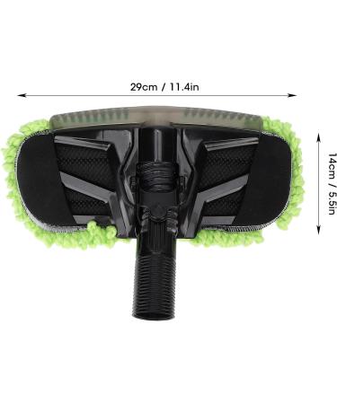 Dust Collector Floor Brush 2 in 1 Hardwood Floor Brush Easy Clean Good Cleaning Performance Reusable Fibre Cloth for Kitchen - Buy Online on GoSupps.com