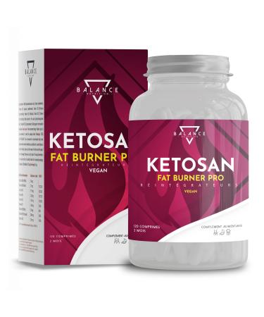 Ketosan® – 120 Tablets | Powerful Fat Burner | Loss Weight | Fast Slimming | Diet Supplement | Authentic Keto Fat Burner | 100% Vegan