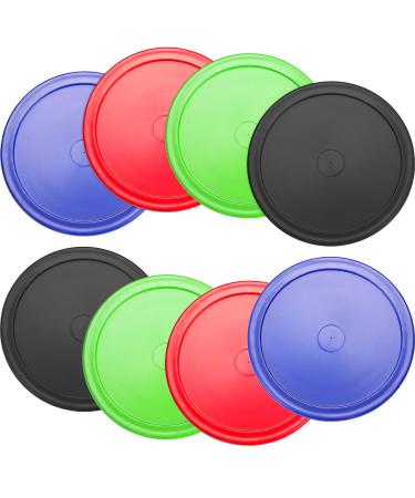8 Pieces Air Hockey Pucks Replacement Round Pucks for Game Tables, Equipment, Accessories,7 Grams