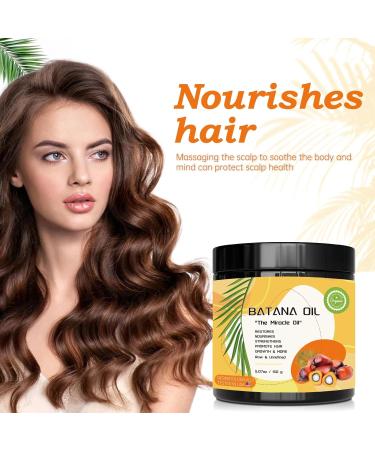 Raw Batana Oil for Hair Growth | Organic & Dr. Sebi Approved | Prevents Hair Loss & Split Ends | 5.07 oz from Honduras - Buy Online on GoSupps.com