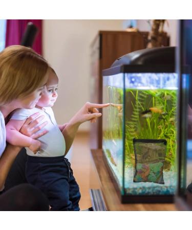 MOZEAT LENS Aquarium Filter Bag - 10 Reusable High Flow Zipper Bags for Activated Carbon & Bio-Ball - Black Network Filter Bags for Optimal Water Filtration - Buy Online on GoSupps.com