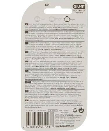Shop Gum Soft Picks Advanced Large 30U - International Shipping Available | Oral Care Essentials - Buy Online on GoSupps.com