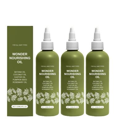 QPJUVC Hair Growth Oil 100 pure coldpressed serum with rosemary and coconut oil scalp treatment for thicker stronger hair nourishing essence for dry damaged hair 3