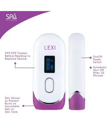 Spa Sciences LEXI Pro FDA Cleared IPL Hair Removal System - 5 Levels, Skin Sensor, Auto Flash - Reduce Hair Growth - Buy Online on GoSupps.com