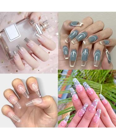 MQ Poly Gel Nail Clear Builder Gel - 15g Poly Extension Gel for Strong Acrylic Nails | DIY Nail Art for Beginners - Buy Online on GoSupps.com