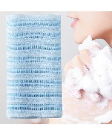 Exfoliant pour le corps deux serviettes en tissu exfoliant pour le corps | Serviette de douche s re et douce pour chambres voyages voyages d'affaires maison Bleu (Blue Stripes) - Buy Online on GoSupps.com
