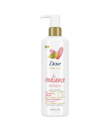 Dove Body Love Body Cleanser Radiance Renew For Dull Skin Exfoliating Body Wash Cleanser with Vitamin C Serum 17.5 fl oz Unscented 17.5 Fl Oz (Pack of 1) - Buy Online on GoSupps.com