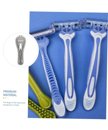 Healeeved Razor Storage Box - Shockproof Case for Men & Women - Travel-Friendly Electric Shaver Bag - 16.5x6x3.5cm Gray - Buy Online on GoSupps.com