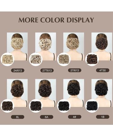 HANYUDIE Brown Messy Bun Chignon Scrunchie Hairpiece for Women - Buy Online on GoSupps.com