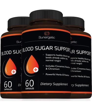 Premium Blood Sugar Support Supplement Supports Healthy Blood Sugar Levels Already Within Normal Range Includes Bitter Melon Extract Vanadium Chromium Cinnamon & Alpha Lipoic Acid-60 Capsules - Buy Online on GoSupps.com