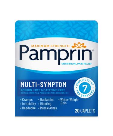 Pamprin Menstrual Pain Relief, Maximum Strength, 20 ct