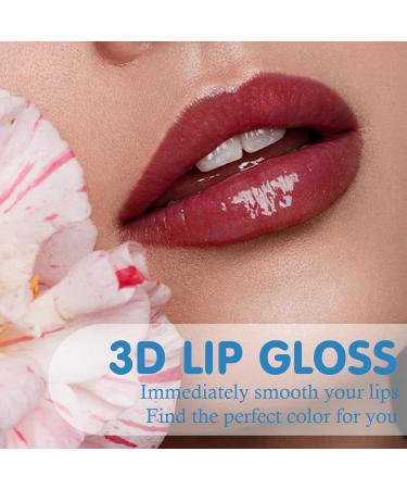 Volumizing Gloss & Tinted Lip Glaze Balm - Hydrating Juicy Lip Plumper | High-Shine Red Moisturizing Liquid Lipstick - Long-Lasting Non-Sticky & Nourishing - Buy Online on GoSupps.com