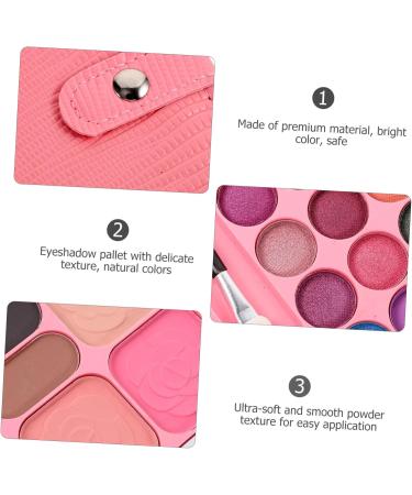 FOMIYES 2pcs 33 Makeup Palette Eyeshadow Kids Toiletry Bag Pink Kids Eye Shadow Blush Palette Make up Miss - Buy Online on GoSupps.com