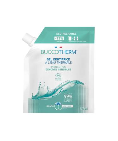 Buccotherm | Sensitive Gums – Organic Toothpaste | Reduces bleeding & gum sensitivity | Eco-Refill | 99% natural ingredients | Mint flavor | Made in France | 200 ml