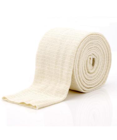 Elastic hose -shaped compression bandage of stretchy hose fixing bandage for large knees support bandage - medium to large calves cotton & elastan 8.75cm*10m