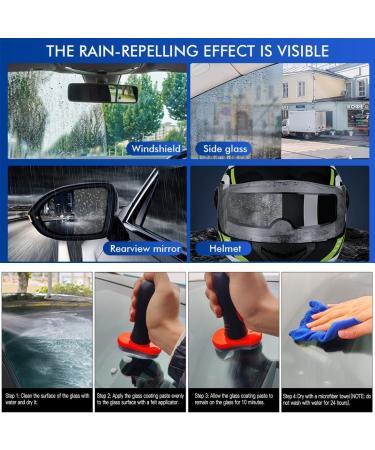 Louisx Glass Cleaning Board Glass Coating For Windshield Wemas Glass Cleaning Board Improves Clarity And Visibility For Enhancing The Visual Effects Of Automotive Windshields (2pcs) - Buy Online on GoSupps.com