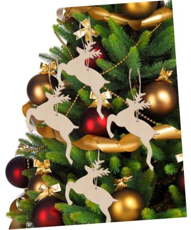 COHEALI 40 Pcs Christmas Ornaments Unfinished Christmas Wooden Wood Cutouts Accessories Manual Crafts As Shownx2pcs Size 2x2pcs - Buy Online on GoSupps.com