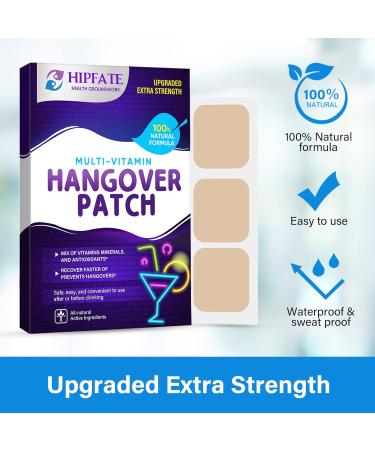 HIPFATE Hangover Relief Patches - 48 Count, Easy to Use & Effective - Buy Online on GoSupps.com