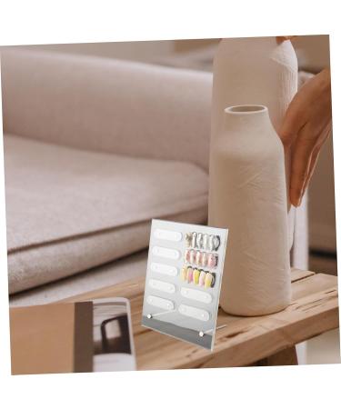 minkissy 1 Set Nail Display Board Nail Color Cards Nail Display Polish Board Salon Nail Color Board Diy Nail Practice Acrylic Display Risers Nail Art Display Tool Work Dropshipping 20x16cm Transparent 1 - Buy Online on GoSupps.com