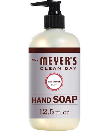 Mrs. MEYER'S Hand Soap Lavender 12.5 Ounce Pump (370ml) (3 Pack) - Buy Online on GoSupps.com