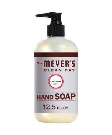 Mrs. Meyer's Hand Soap  Made with Essential Oils  Biodegradable Formula  Lavender  12.5 Fl. Oz Lavender 12.5 Fl Oz (Pack of 1)