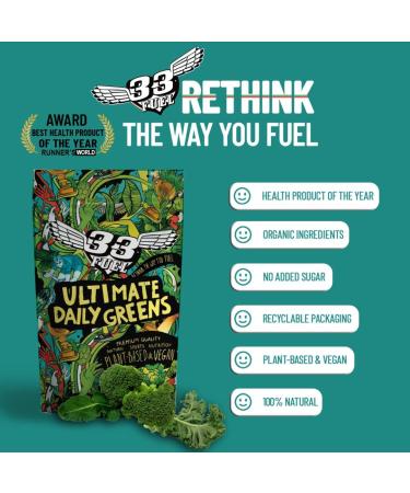 Ultimate Daily Greens: Organic Superfood Blend for Daily Detox and Energy Boost - Buy Online on GoSupps.com