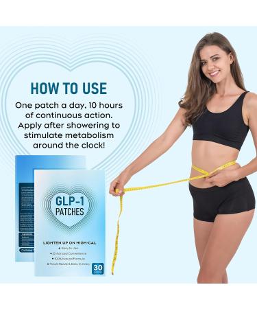 AYOJOY GLP-1 Patches for Women & Men Easy to use GLP-1 Patches 30 Count - Natural Ingredients with Berberine L-Glutamine Cinnamon & Pomegranate Extracts 1 Months Supply in 1 Pack-Blue - Buy Online on GoSupps.com