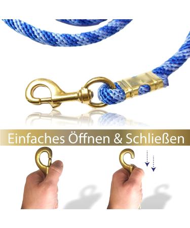 Stylish Lead Rope for Horses Ponies Donkeys & Goats - Blue & Light Blue Tie Rope Options | International Shipping Available - Buy Online on GoSupps.com