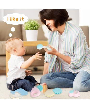 14 PCS BPA Free Teething Toys Set for Babies | Chewing Rattles & Bite Toys for 3+ Months - Buy Online on GoSupps.com