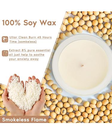 4 Pack Scented Soy Wax Candles Gift Set for Women - 30 oz, 210 Hour Long Lasting Jar Candles for Home Aromatherapy - Perfect Birthday, Mother's Day, Thanksgiving & Christmas Present - Glass Jar Candles - Buy Online on GoSupps.com