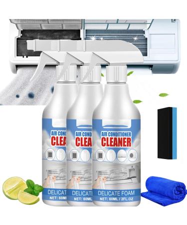 Air Conditioner Cleaner Air Conditioner Coil Cleaner Air Conditioner Foaming Cleaner Air Conditioner Decontamination Foam Cleaner No Washing Air Conditioner Foaming Coil Cleaner Spray (3pcs)