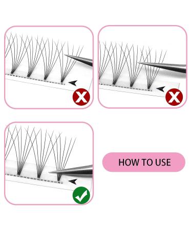 6D Premade Fans Eyelash Extensions 0.07-8-15mm MIX - Short Stem | 1 Count - Buy Online on GoSupps.com