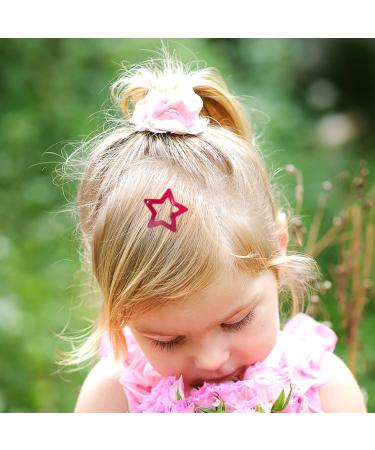 Lurrose 12Pcs Star Shape Hair Clips - Cute Hairpin Set for Toddler Girls - Buy Online on GoSupps.com