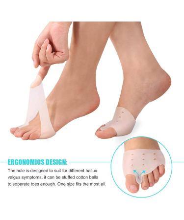 Metatarsal Pads Bunion Corrector with Gel Toe Separator - Forefoot Cushion for Callus, Pedicure & Yoga - Buy Online on GoSupps.com