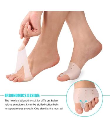 2 Pairs of Toe Separators | Bunion Corrector & Toe Straighteners | Restore Toe Alignment | Perfect for Big Toe Relief - Buy Online on GoSupps.com